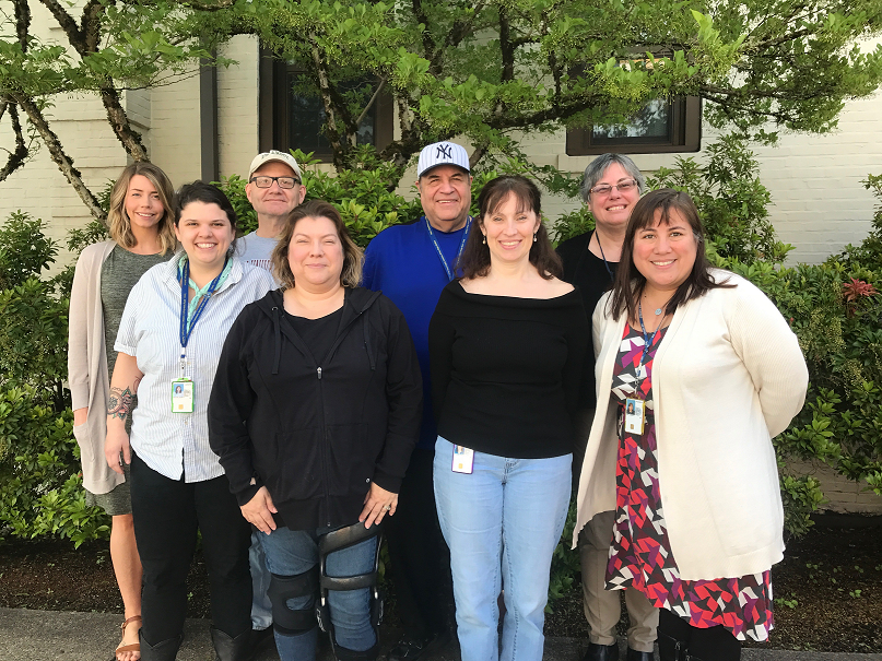 Pictured: John Neibert, Jennie Boster, John Lind, Sarah Ono, Lisa Neibert, Mary Frances Ritchie