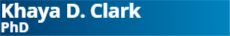 Khaya D. Clark, PhD